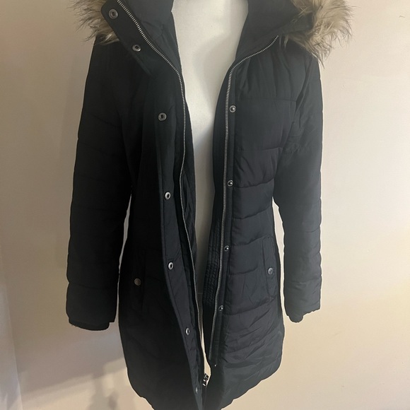 Abercrombie & Fitch Long Winter Jacket - with removable fur - Picture 2 of 12